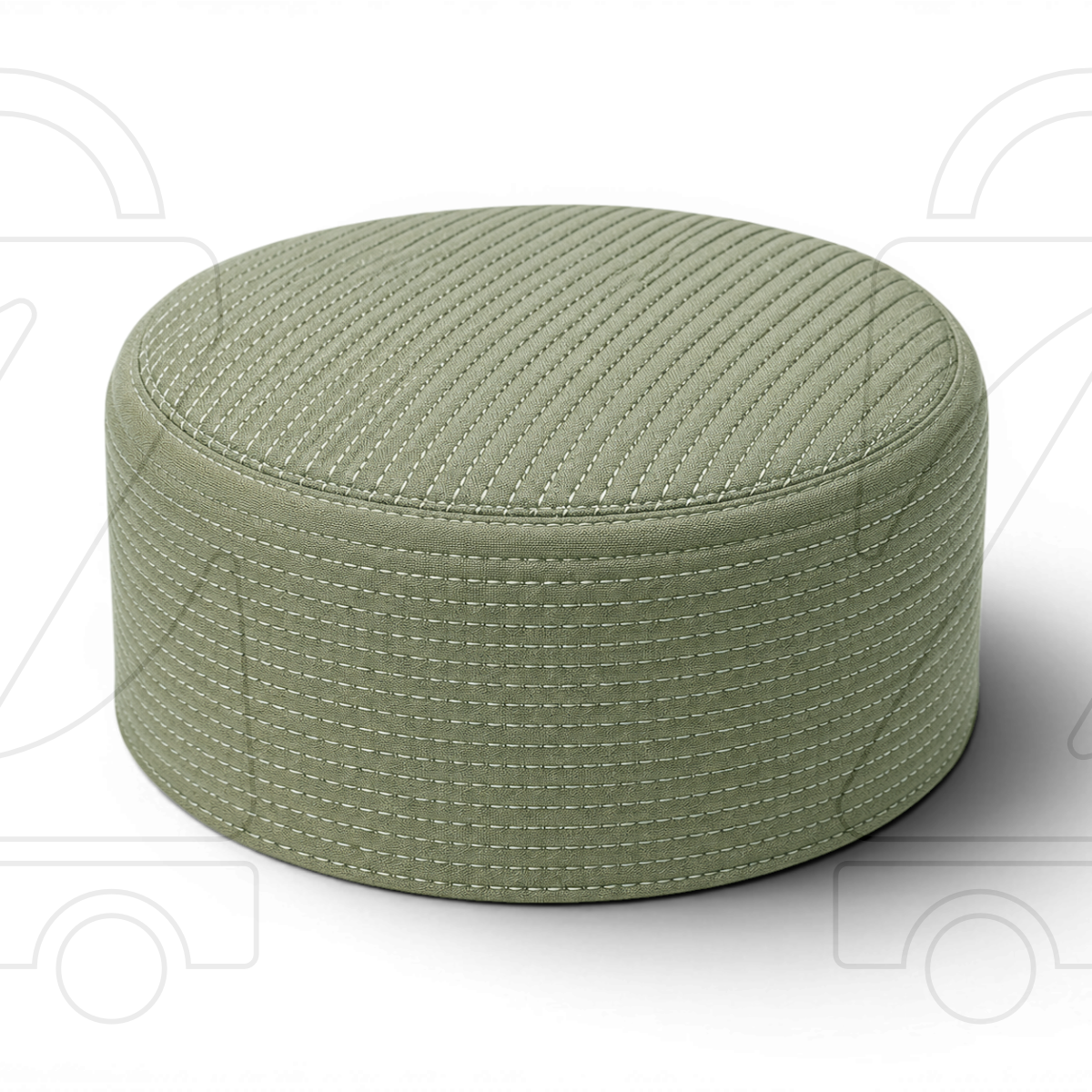 Junaid Jamshed Premium Quality  Prayer Cap  ( Straight Line)