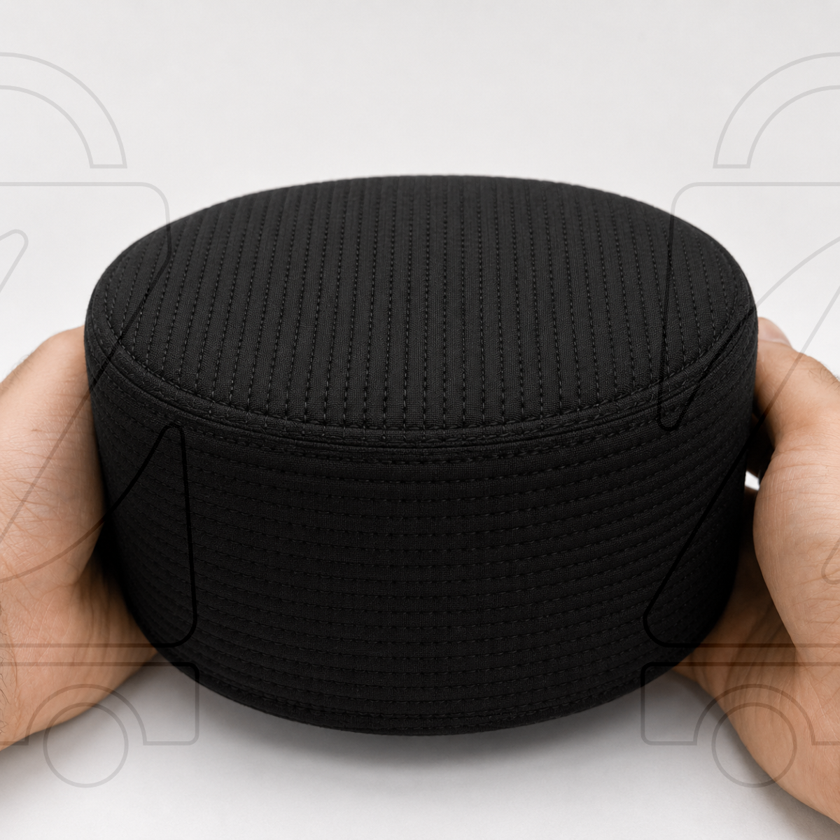 Junaid Jamshed Premium Quality  Prayer Cap  ( Straight Line)