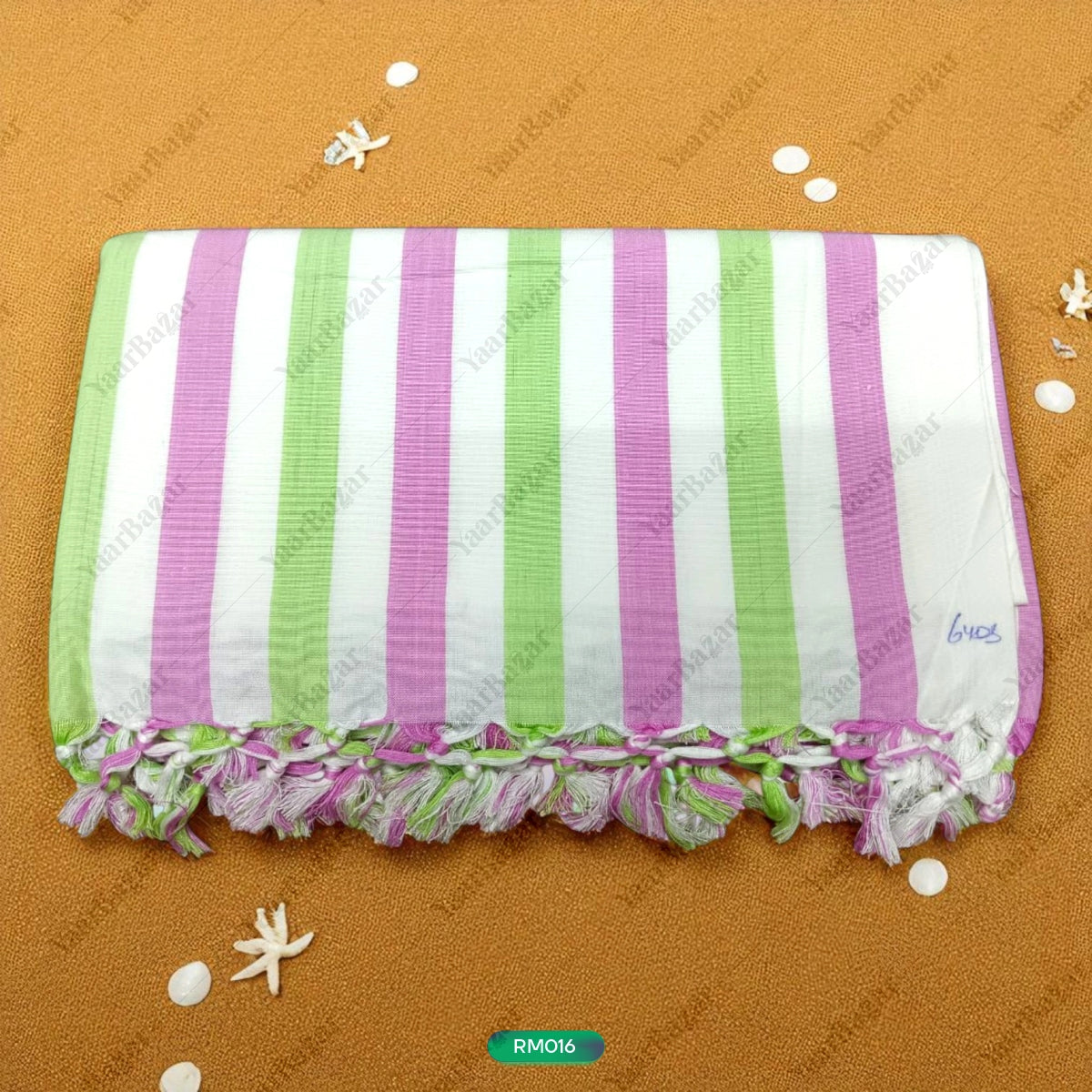 Checkered Cotton Rumal with Tassels