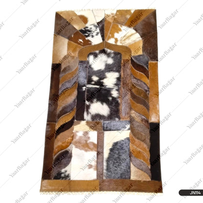 Handmade Leather Janamaz with Goat Hair