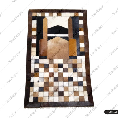 Luxury Handmade Leather Janamaz | Soft Goat Hair