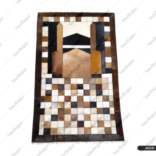 Luxury Handmade Leather Janamaz | Soft Goat Hair