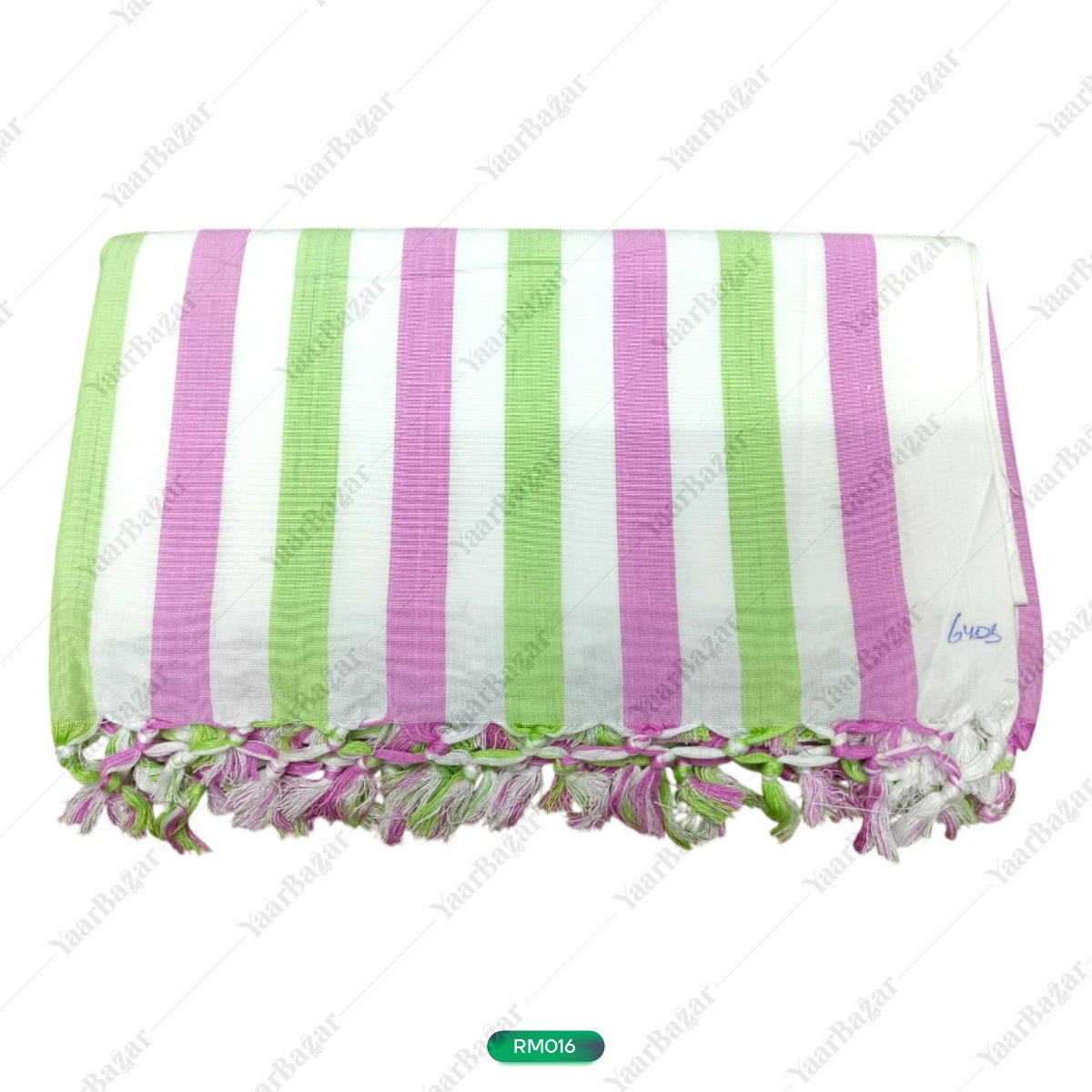 Checkered Cotton Rumal with Tassels