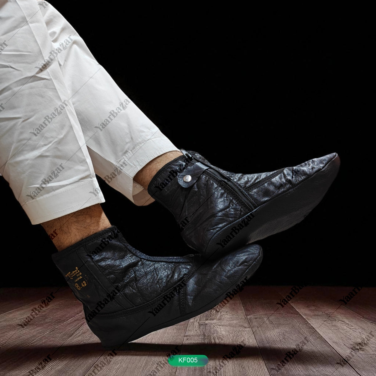 Winter Leather Unisex Khuffain Socks | Soft & Breathable