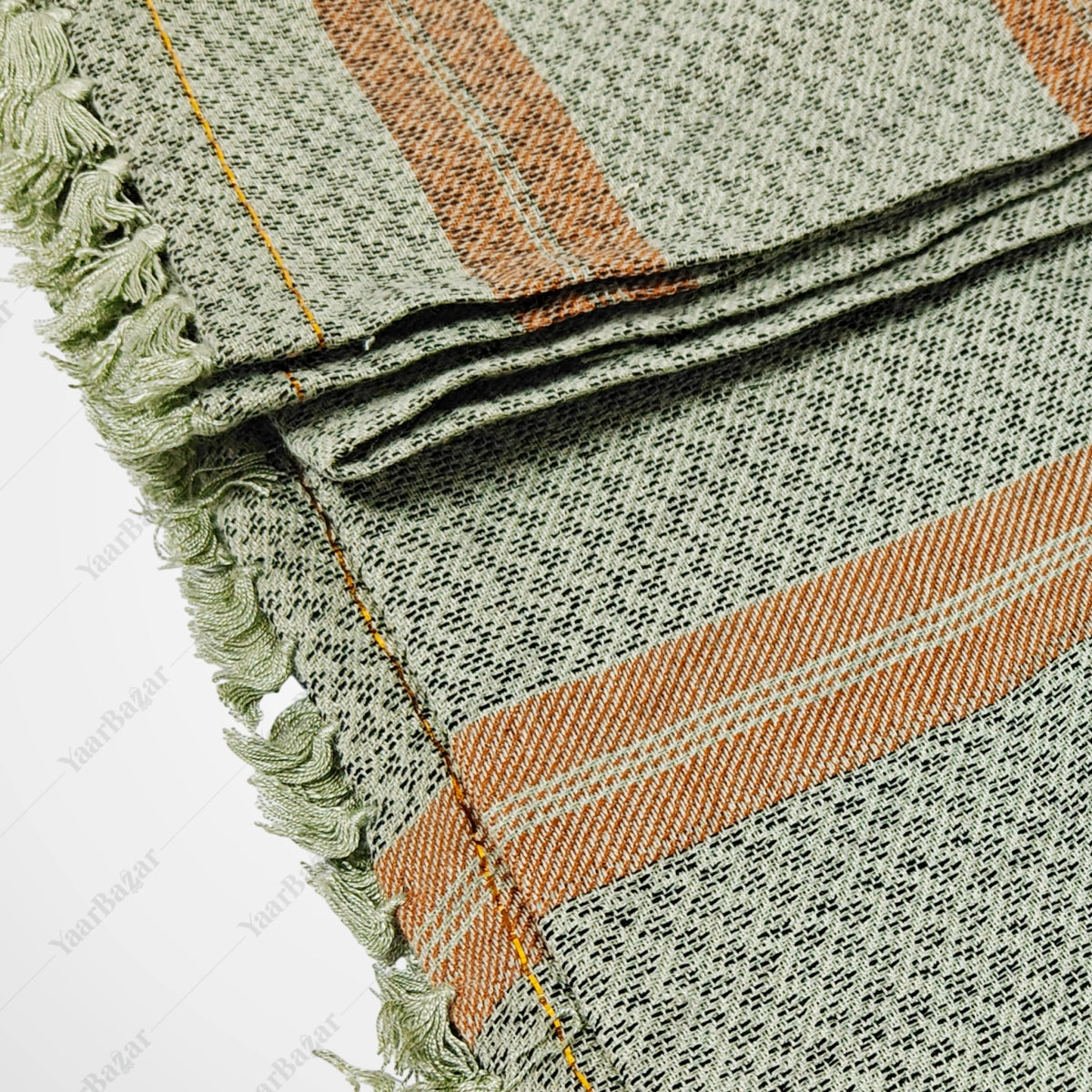 Checkered Cotton Rumal with Tassels