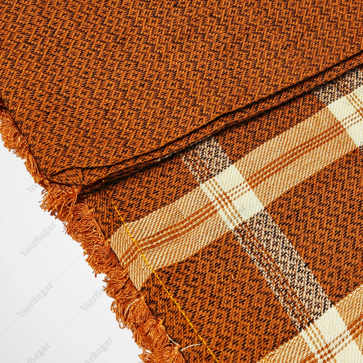 Checkered Cotton Rumal with Tassels