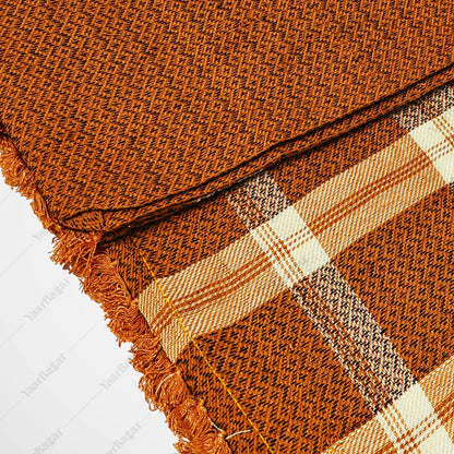 Checkered Cotton Rumal with Tassels