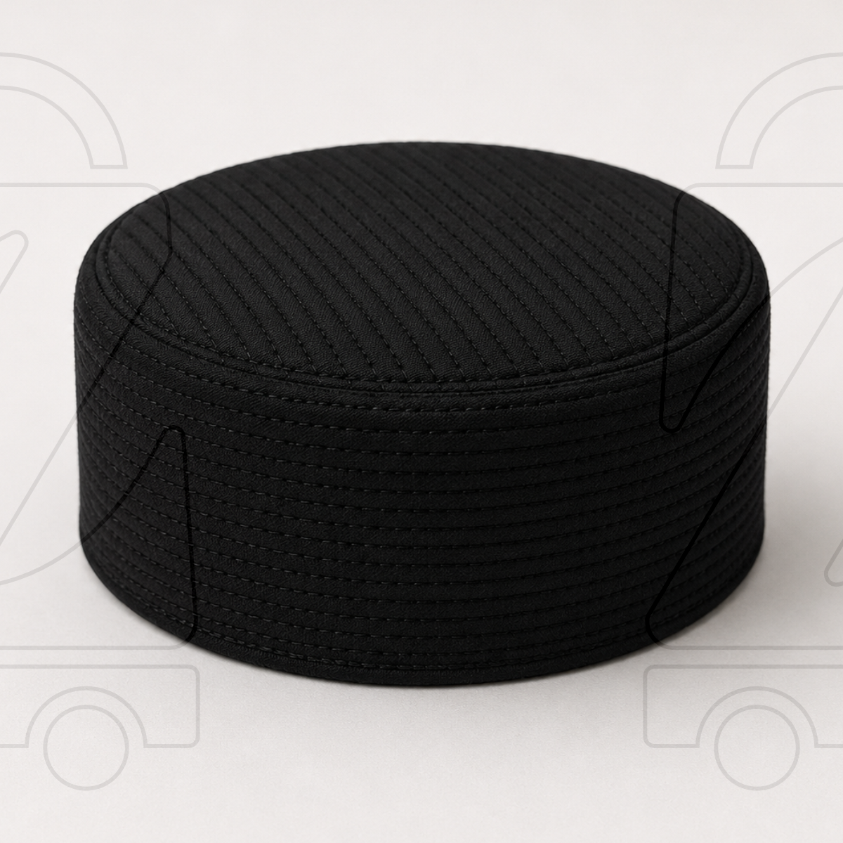 Junaid Jamshed Premium Quality  Prayer Cap  ( Straight Line)