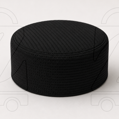 Junaid Jamshed Premium Quality  Prayer Cap  ( Straight Line)