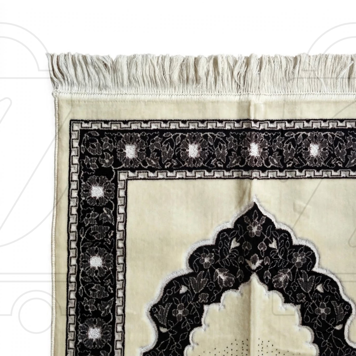 Turkish Ombre Gradient Mihrab Soft Velvet Prayer Janamaz