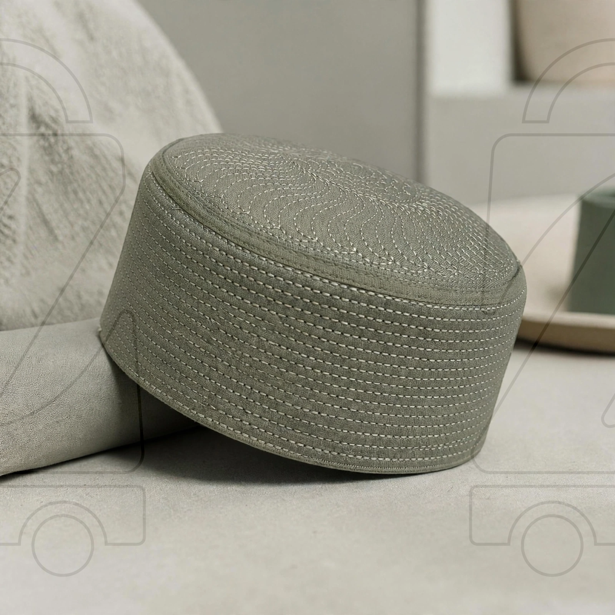 JJ Premium Spiral Prayer Topi