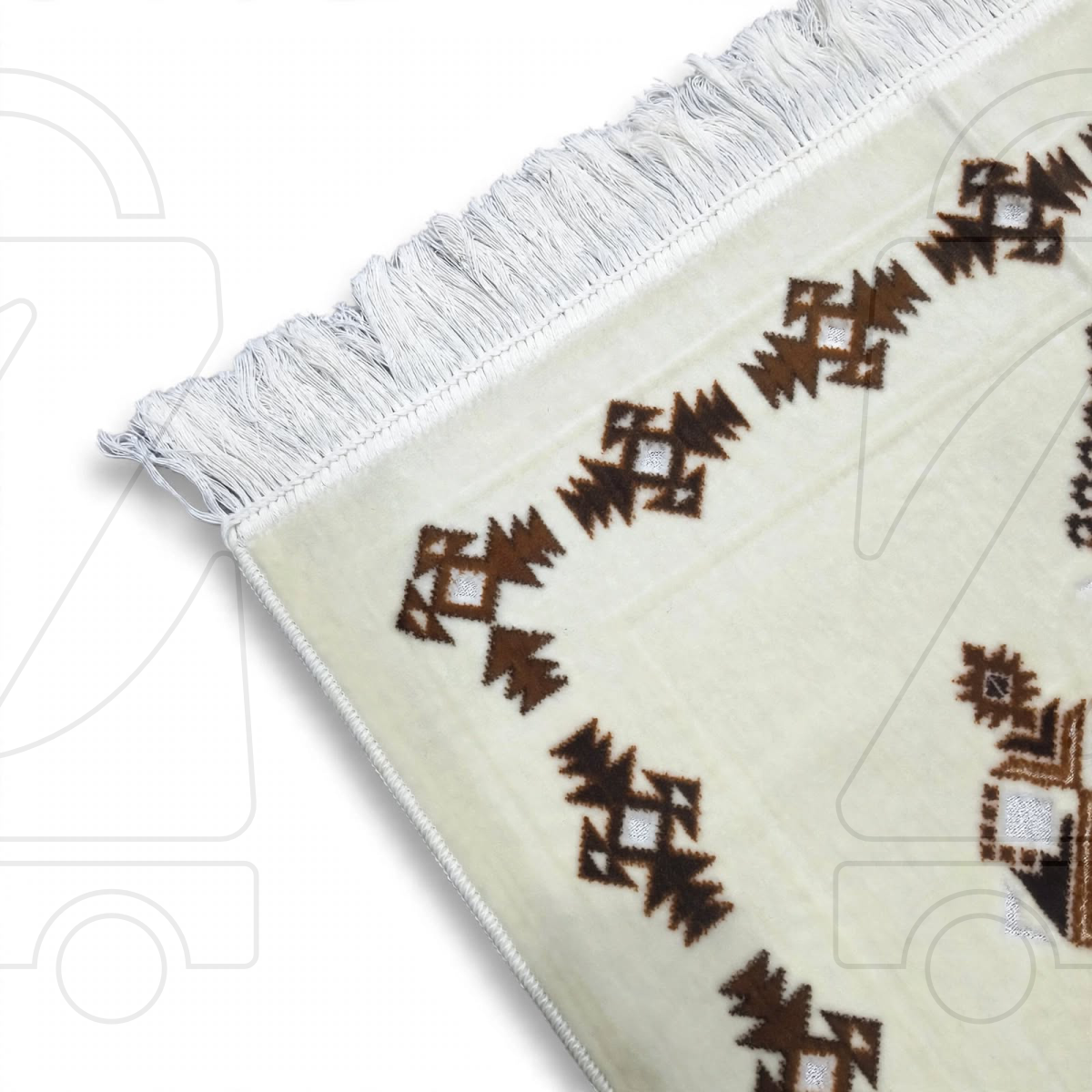 Turkish Lantern Design Soft Velvet Prayer Janamaz