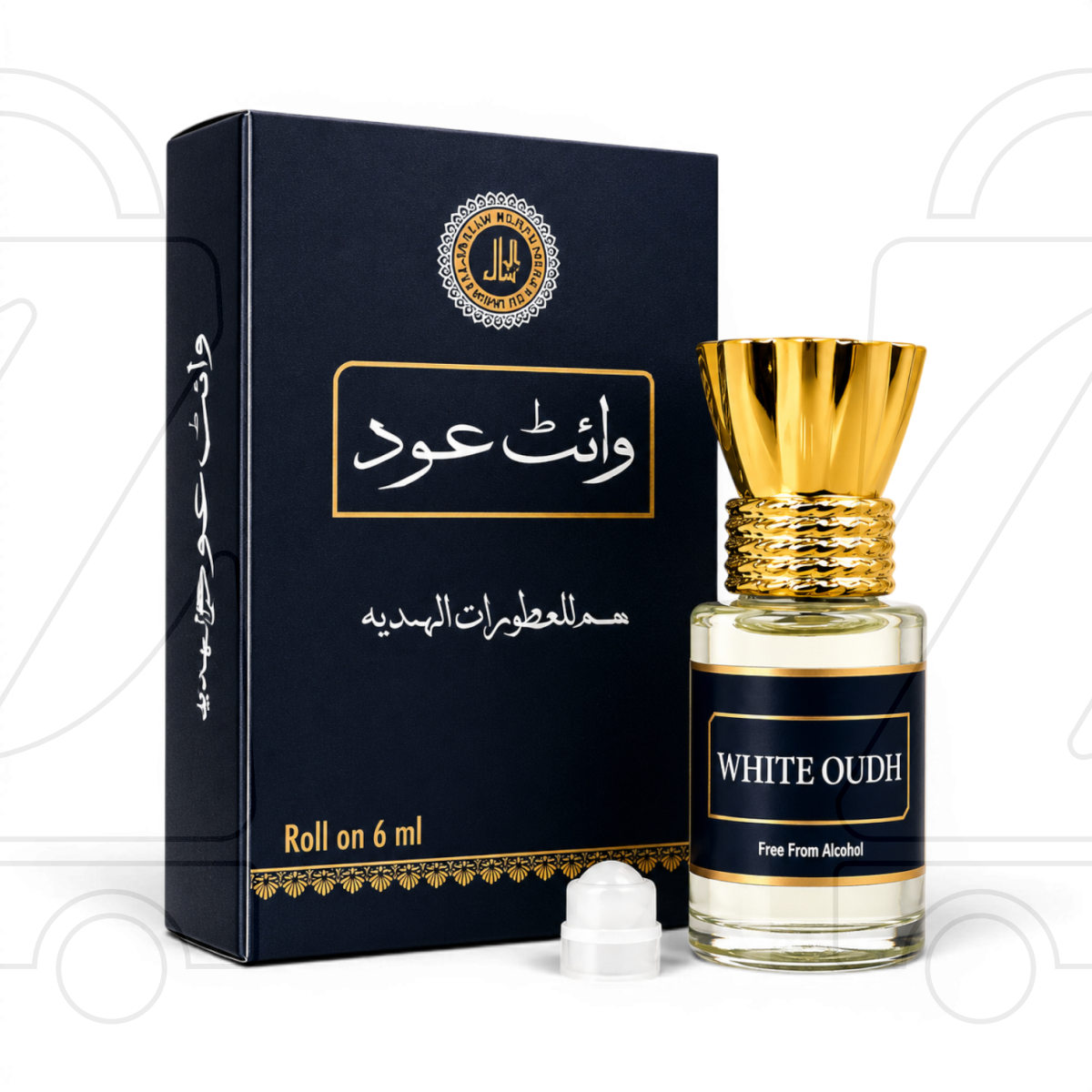 White Oud Attar – Premium Alcohol-Free Roll-On Perfume Oil | 6ml