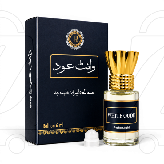 White Oud Attar – Premium Alcohol-Free Roll-On Perfume Oil | 6ml