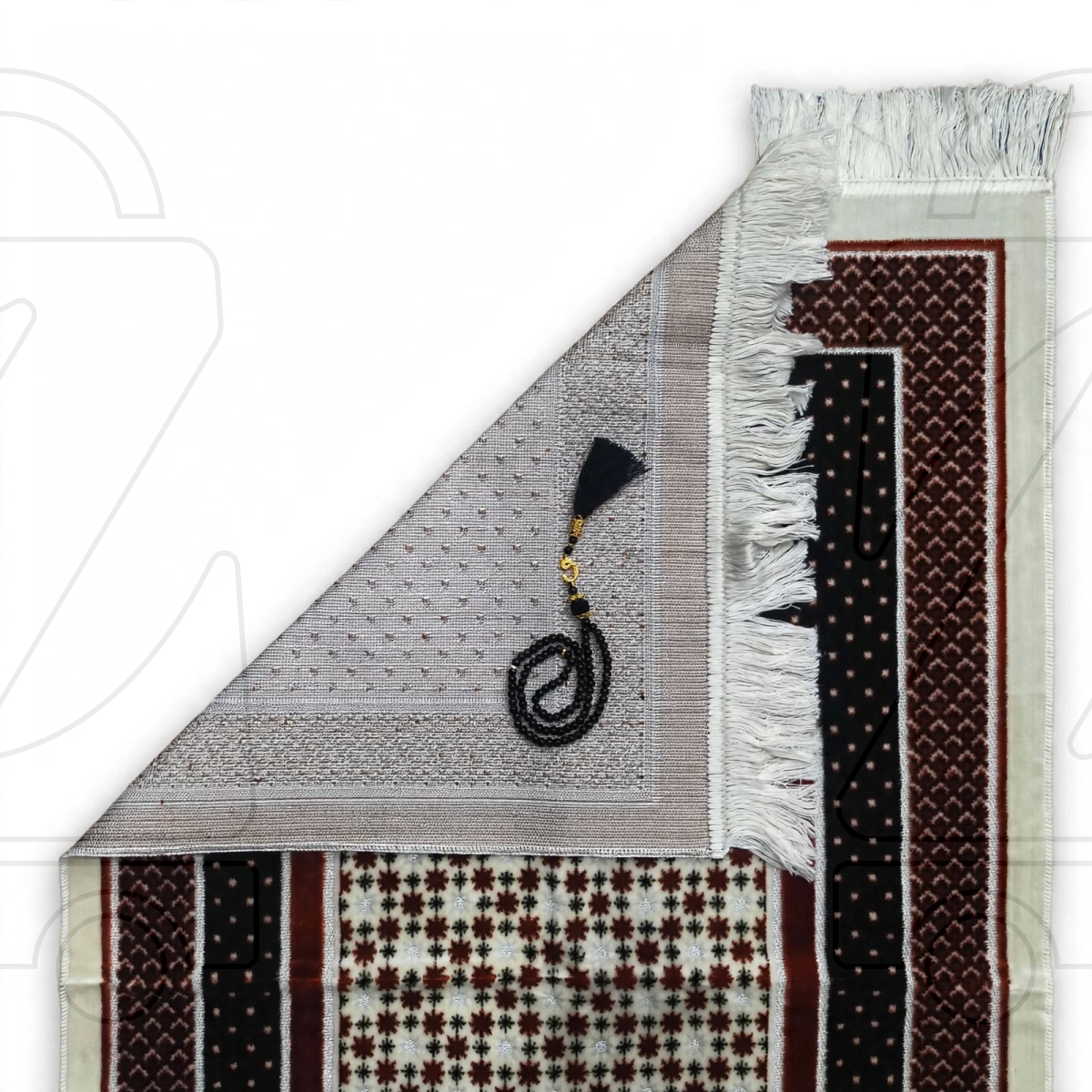 Turkish Nalain Arch Star Jaali Prayer Janamaz