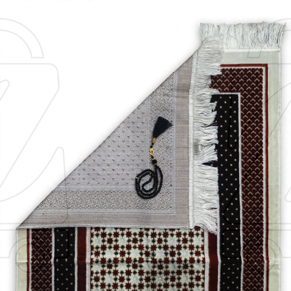 Turkish Nalain Arch Star Jaali Prayer Janamaz