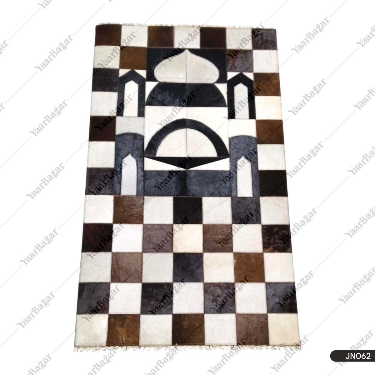Pure Leather Janamaz with Natural Goat Hair – Masjid Design