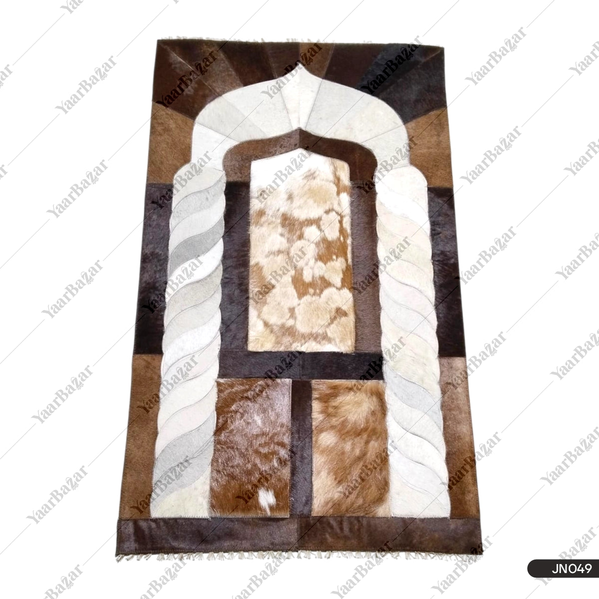 Handmade Leather Janamaz with Goat Hair