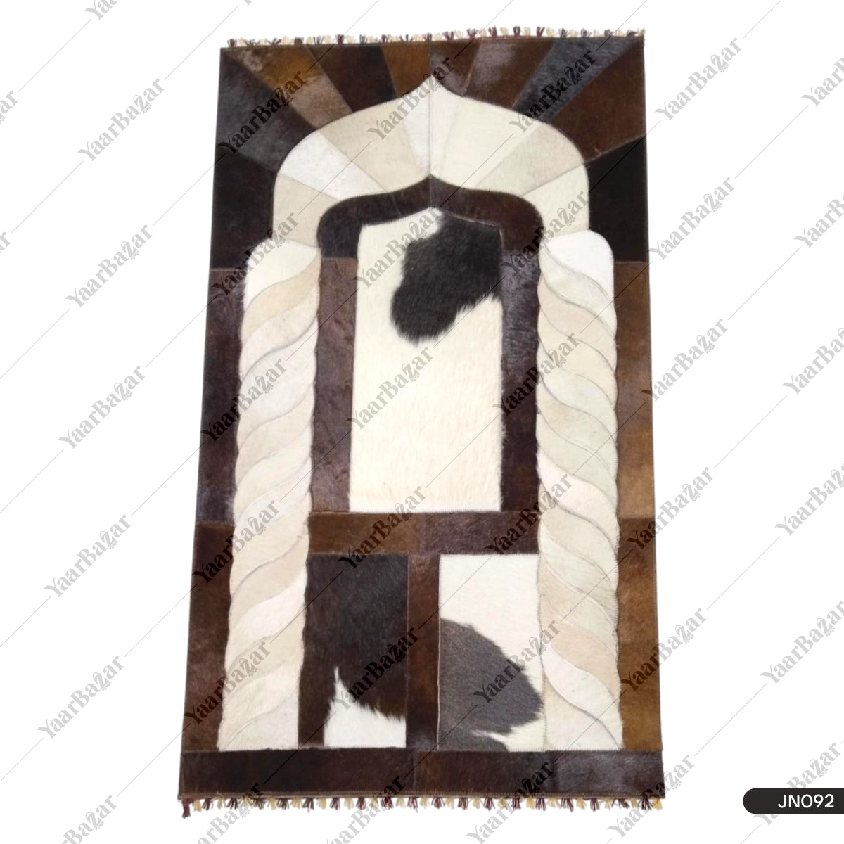 Handmade Leather Janamaz with Goat Hair