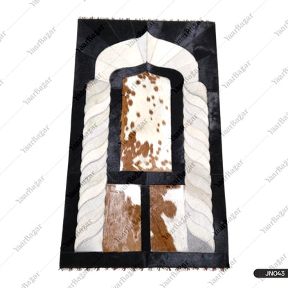 Handmade Leather Janamaz with Goat Hair