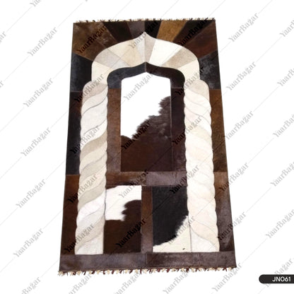 Handmade Leather Janamaz with Goat Hair