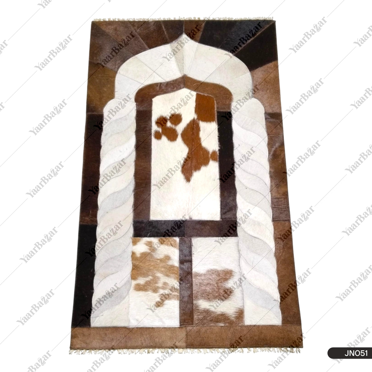 Handmade Leather Janamaz with Goat Hair