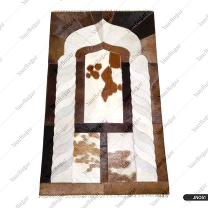 Handmade Leather Janamaz with Goat Hair