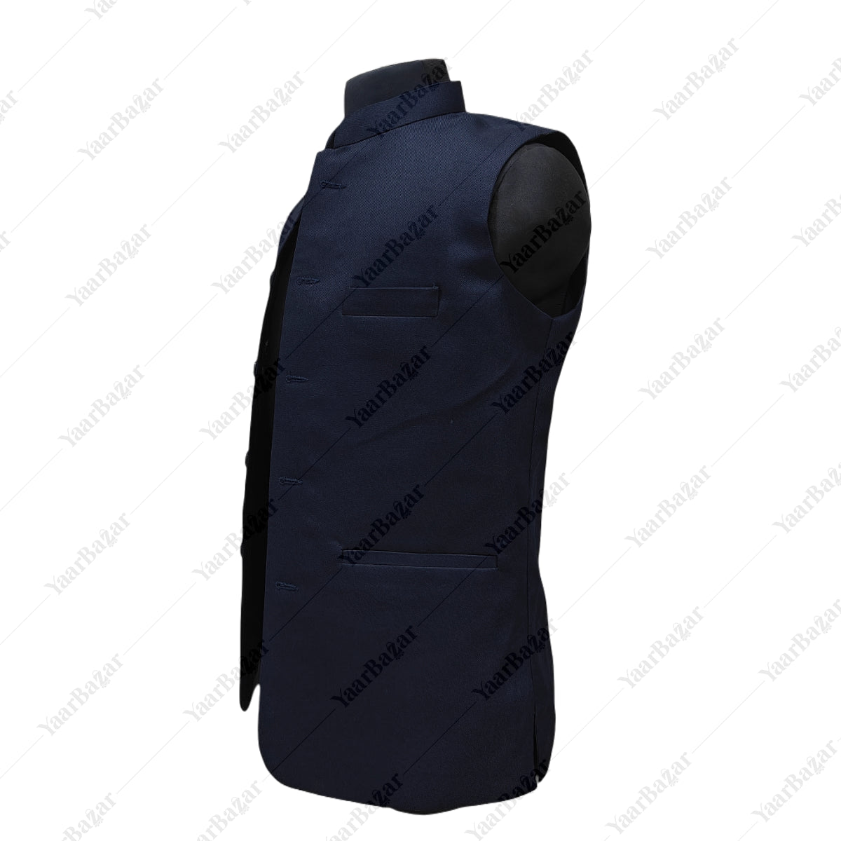 Royal Sapphire Nehru Waistcoat