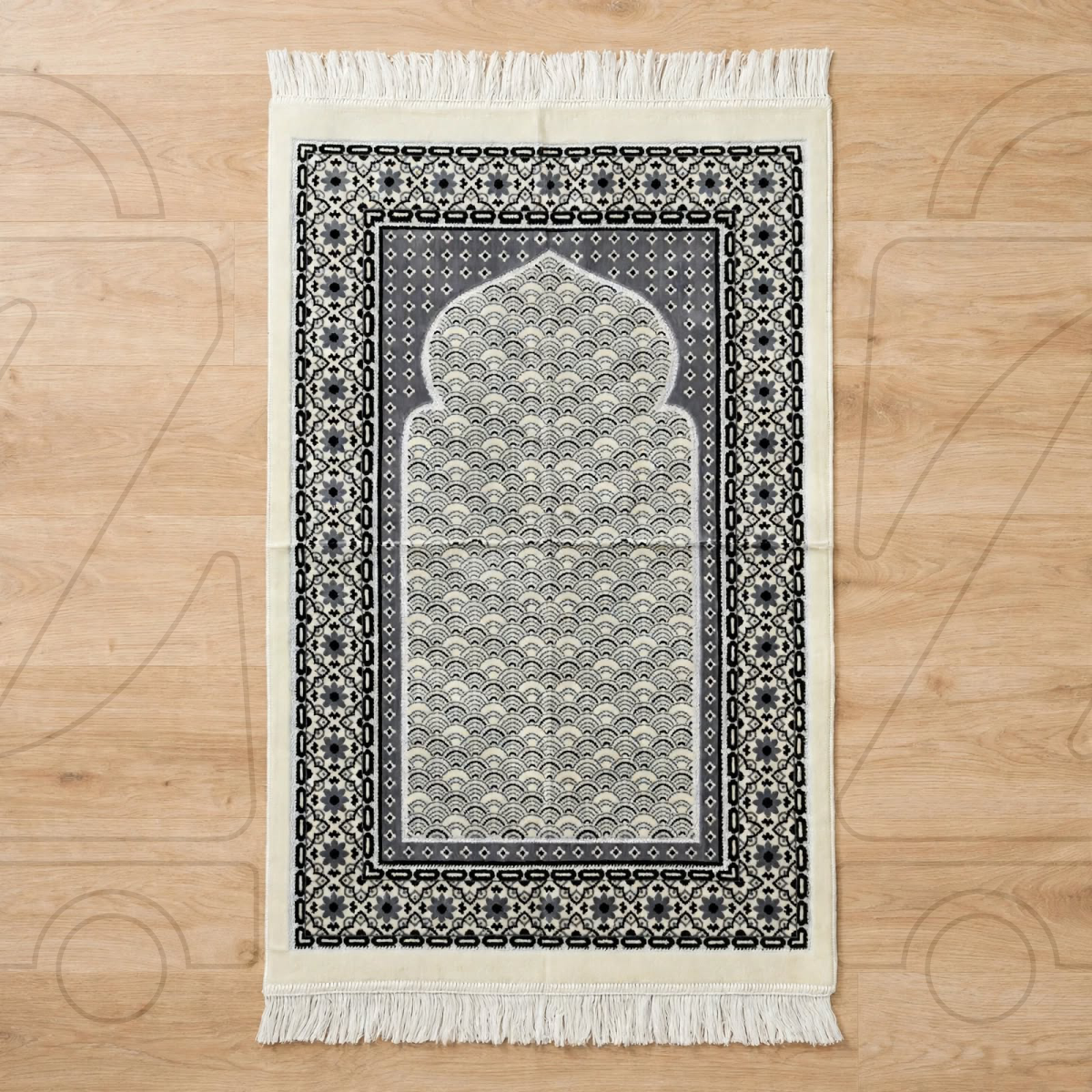 Turkish Style Mihrab Soft Velvet Prayer Janamaz