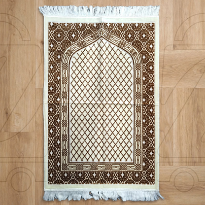 Turkish Jaali Soft Velvet Prayer Janamaz