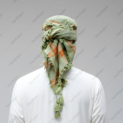Checkered Cotton Rumal with Tassels