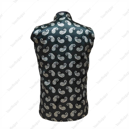 Paisley Luxe Nehru Waistcoat
