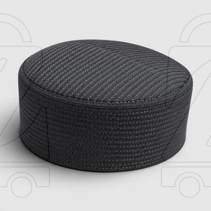 Junaid Jamshed Premium Quality  Prayer Cap  ( Straight Line)