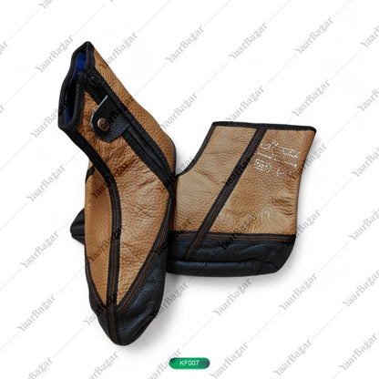Winter Leather Unisex Khuffain Socks | Soft & Breathable