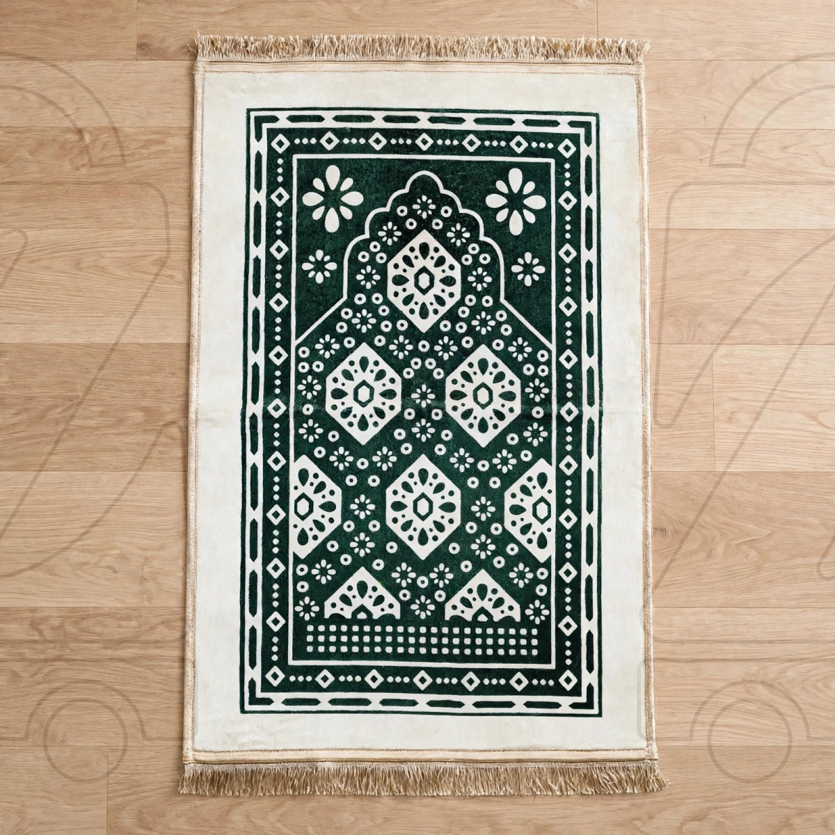Turkish Mosaic  Velvet Prayer Janamaz