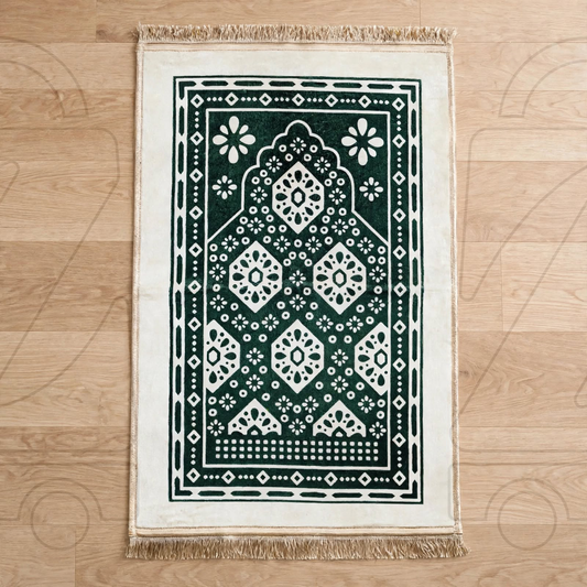 Turkish Mosaic  Velvet Prayer Janamaz