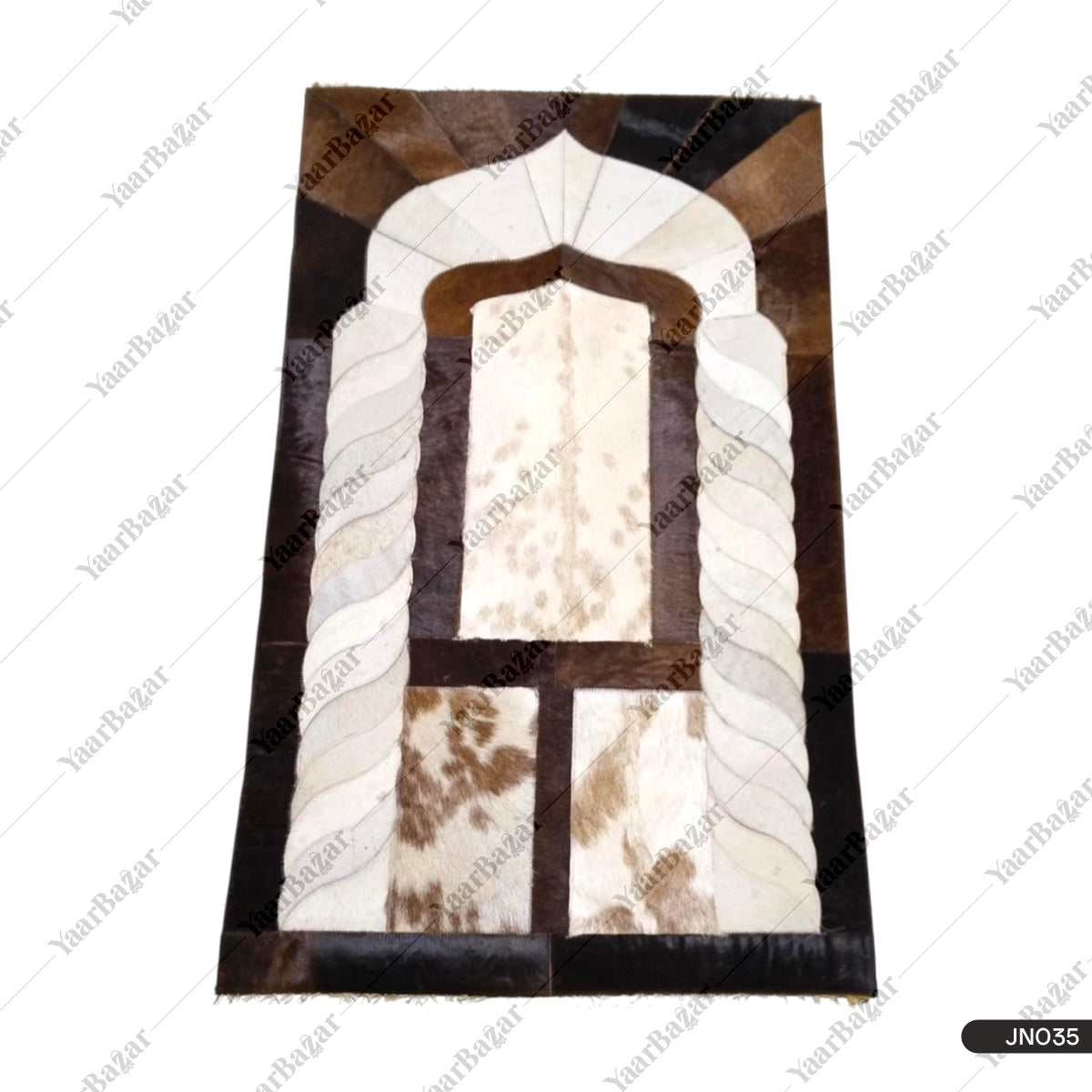 Handmade Leather Janamaz with Goat Hair