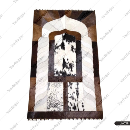 Handmade Leather Janamaz with Goat Hair