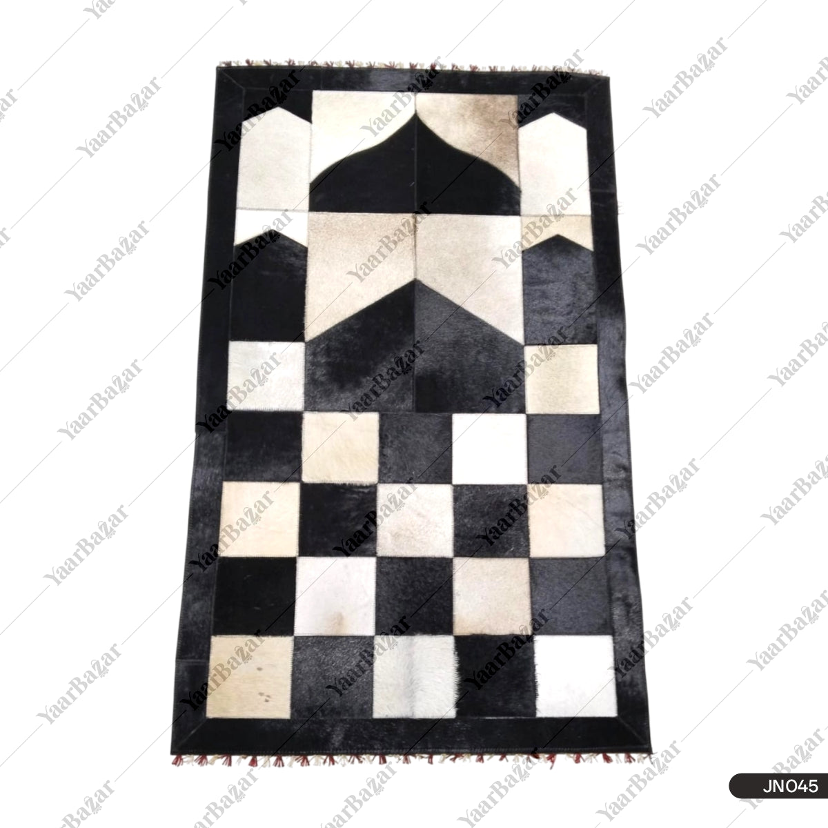 Pure Leather Janamaz with Natural Goat Hair