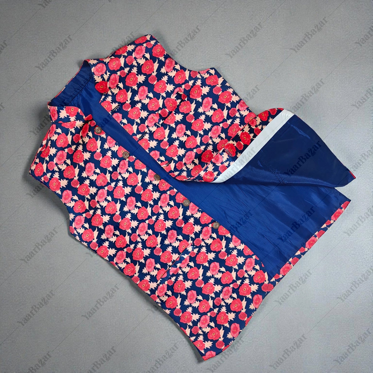 Midnight Rose Nehru Waistcoat