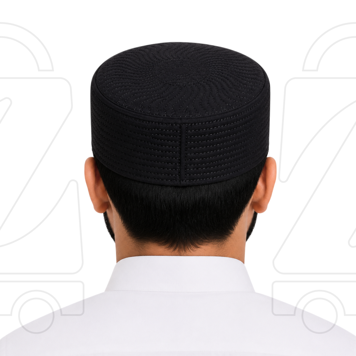 JJ Premium Spiral Prayer Topi