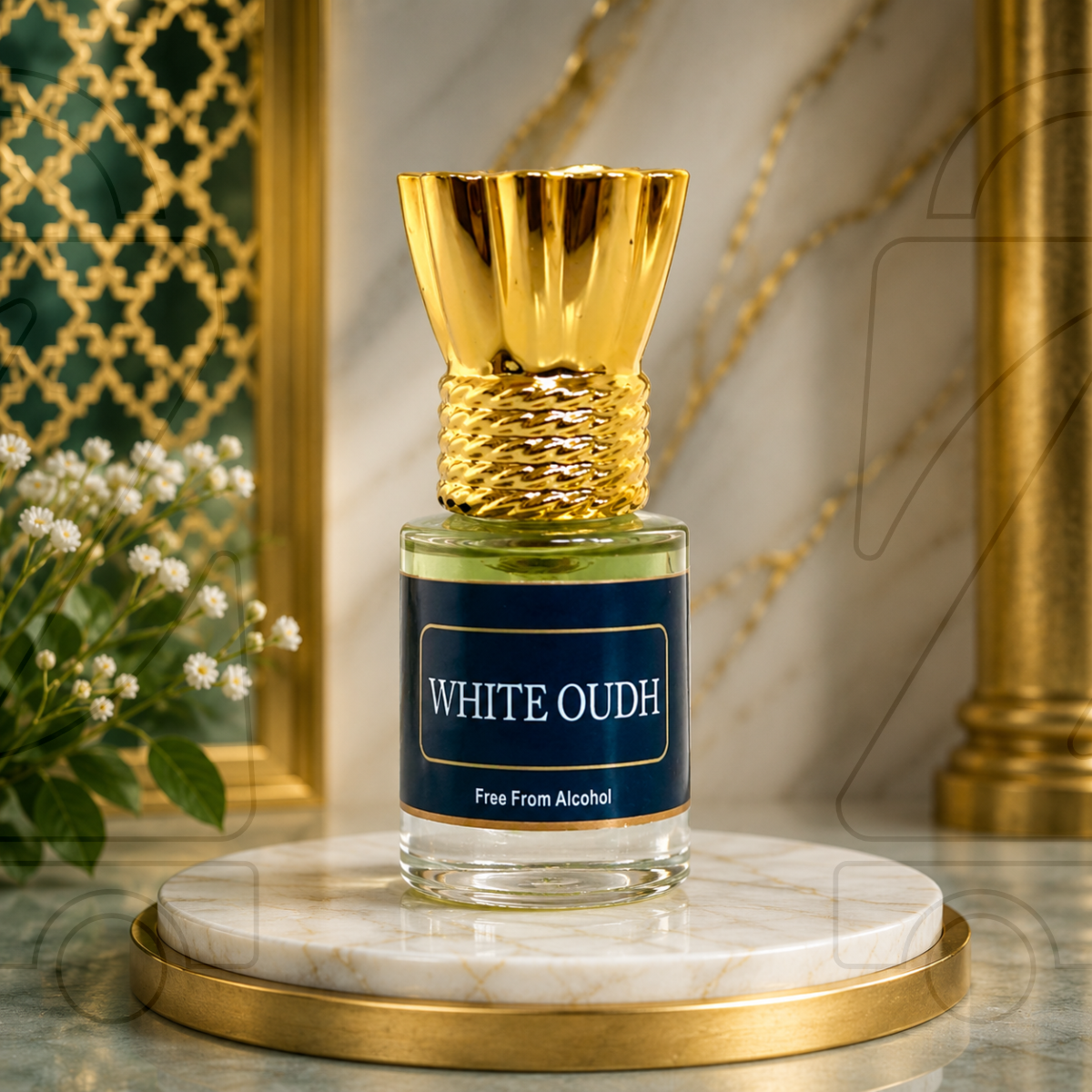 White Oud Attar – Premium Alcohol-Free Roll-On Perfume Oil | 6ml