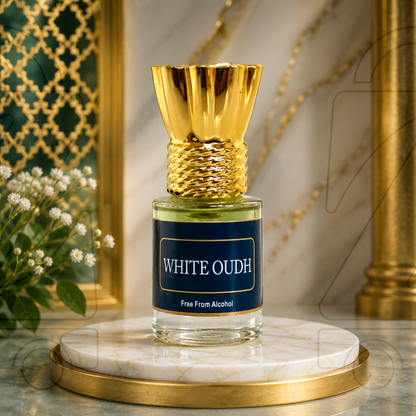 White Oud Attar – Premium Alcohol-Free Roll-On Perfume Oil | 6ml