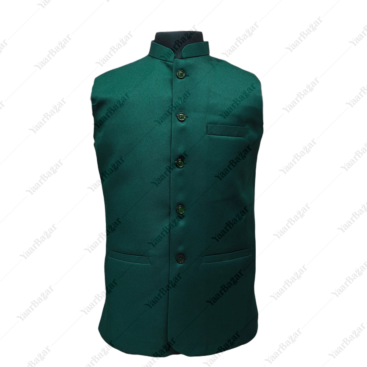 Royal Sapphire Nehru Waistcoat