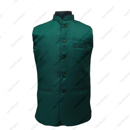 Royal Sapphire Nehru Waistcoat