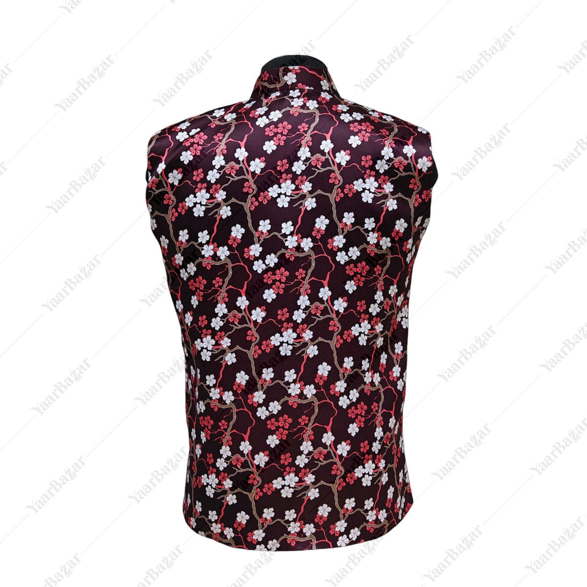 Midnight Blossom Nehru Waistcoat