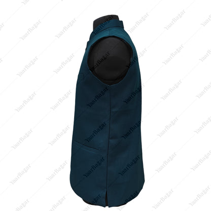 Royal Sapphire Nehru Waistcoat