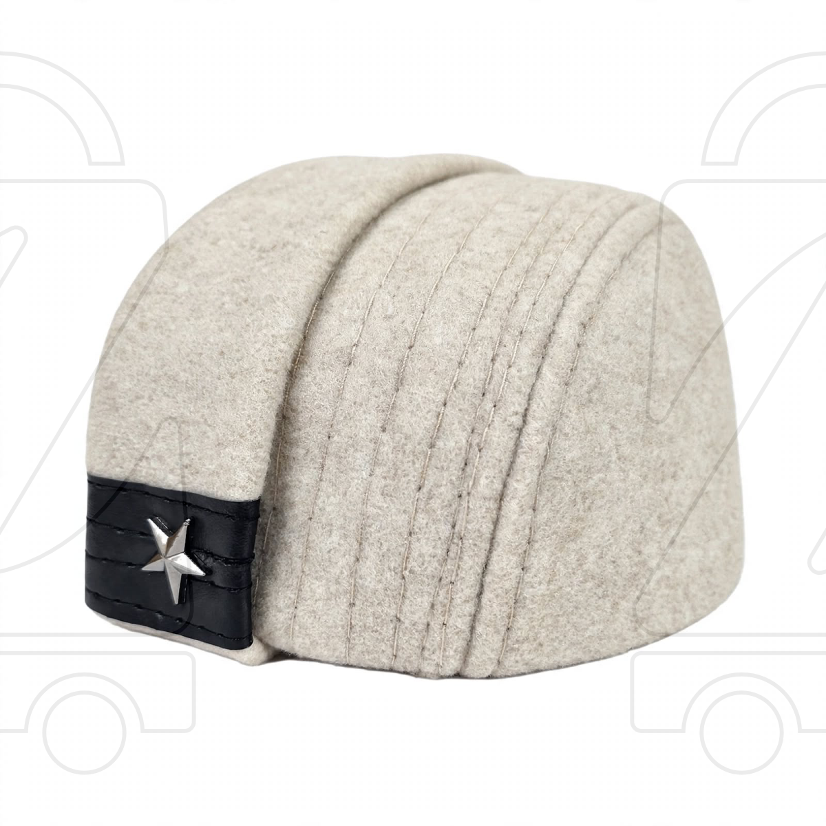 Afghani Ethnic Woolen Winter Cap