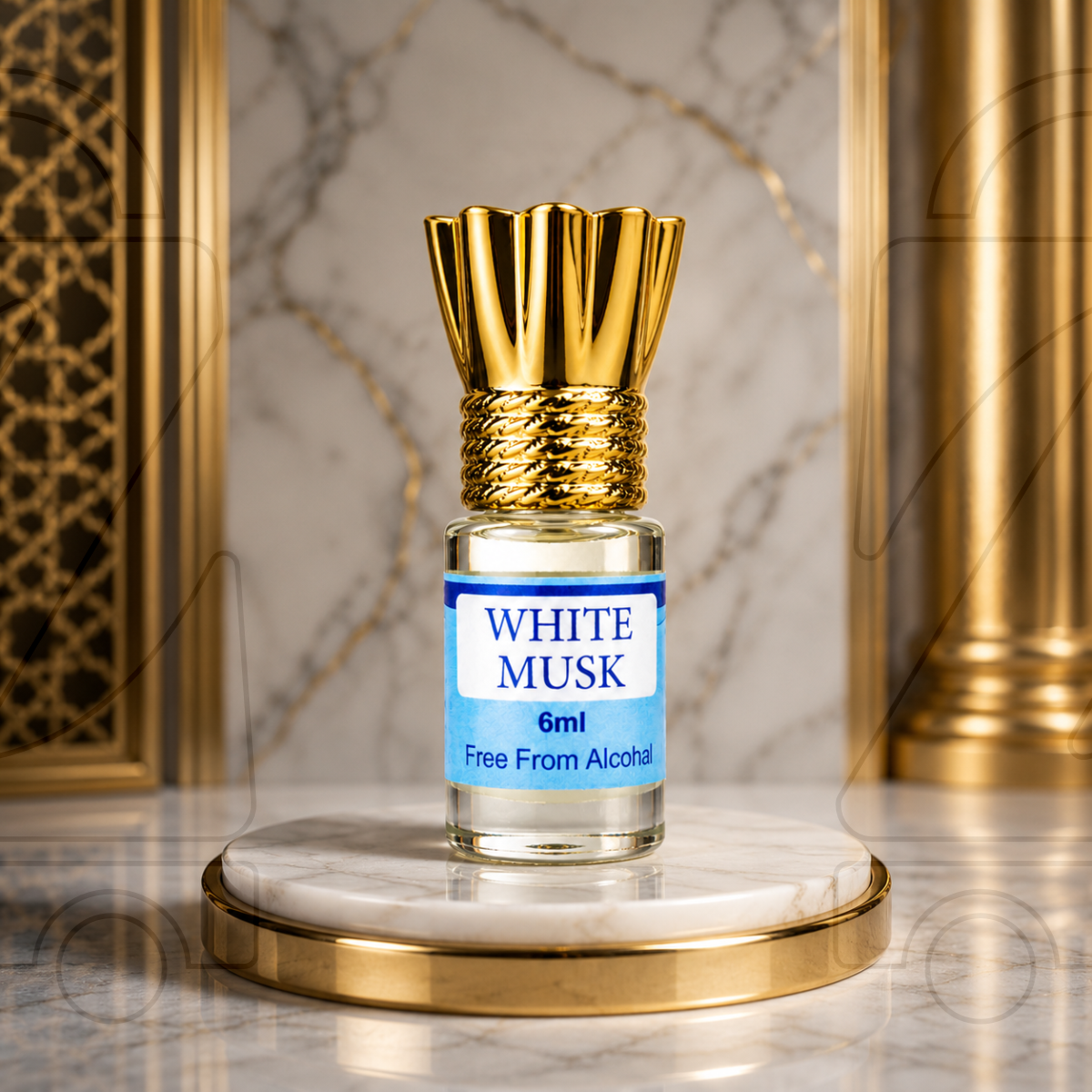 White Musk Attar – Premium Alcohol-Free Roll-On Perfume Oil | 6ml