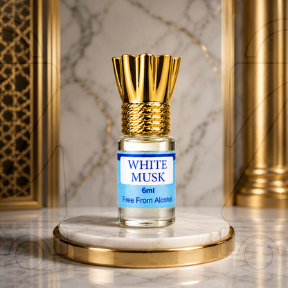 White Musk Attar – Premium Alcohol-Free Roll-On Perfume Oil | 6ml